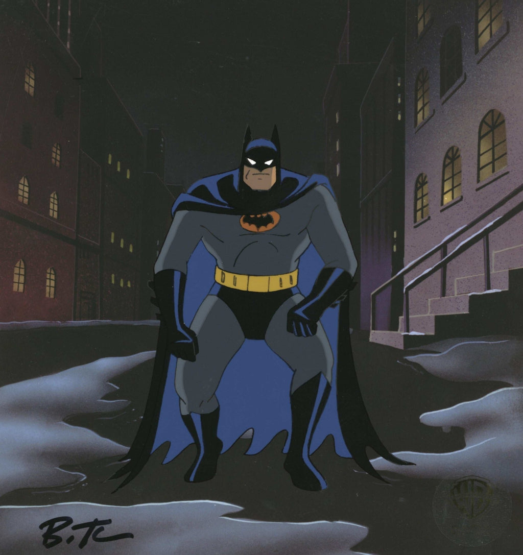 Batman The Animated Series Original Production Cel Signed by Bruce Timm: Batman - Choice Fine Art