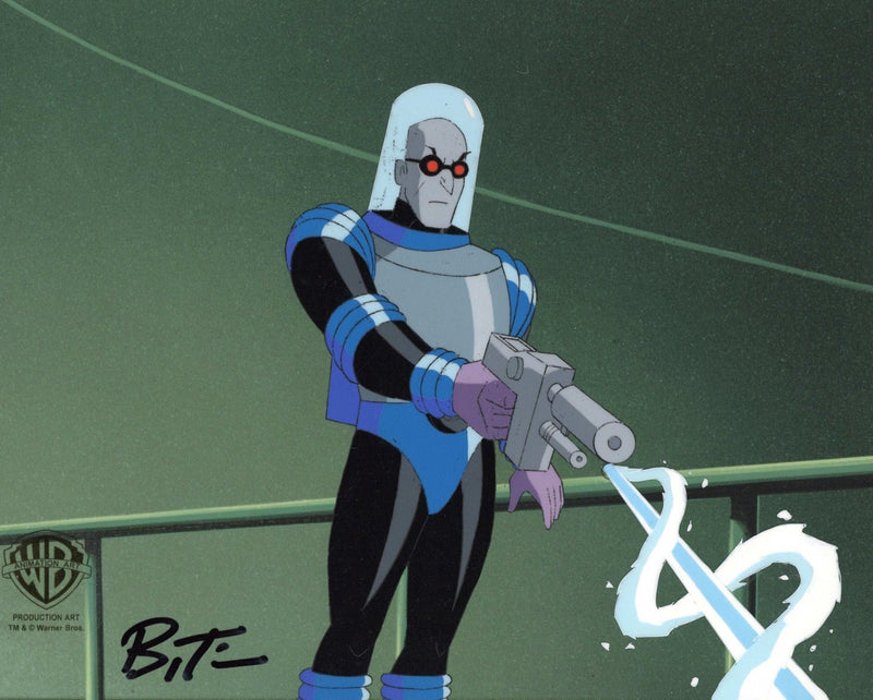 Batman The Animated Series Original Production Cel signed by Bruce Timm: Mr. Freeze - Choice Fine Art