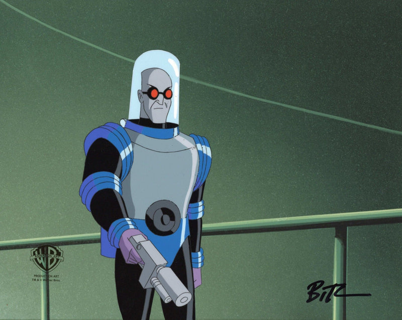 Batman The Animated Series Original Production Cel signed by Bruce Timm: Mr. Freeze - Choice Fine Art