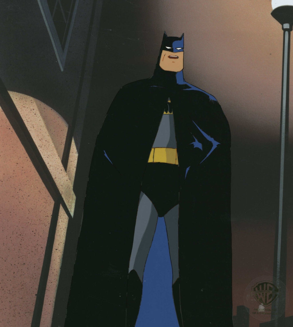 Batman The Animated Series Original Production Cel with Matching Production Drawing: Batman - Choice Fine Art