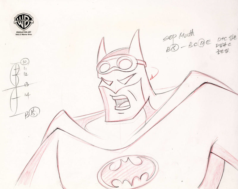 Batman The Animated Series Original Production Drawing: Batman - Choice Fine Art