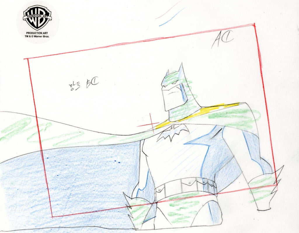 Batman The Animated Series Original Production Drawing: Batman - Choice Fine Art