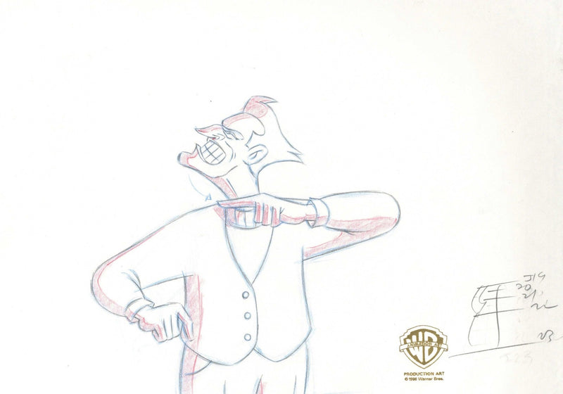 Batman The Animated Series Original Production Drawing Double Aperture: Joker - Choice Fine Art