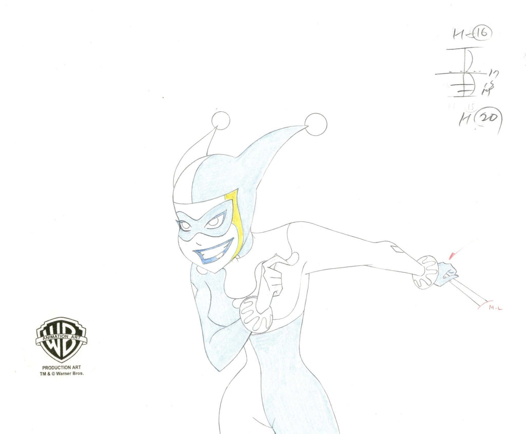Batman The Animated Series Original Production Drawing: Harley Quinn - Choice Fine Art