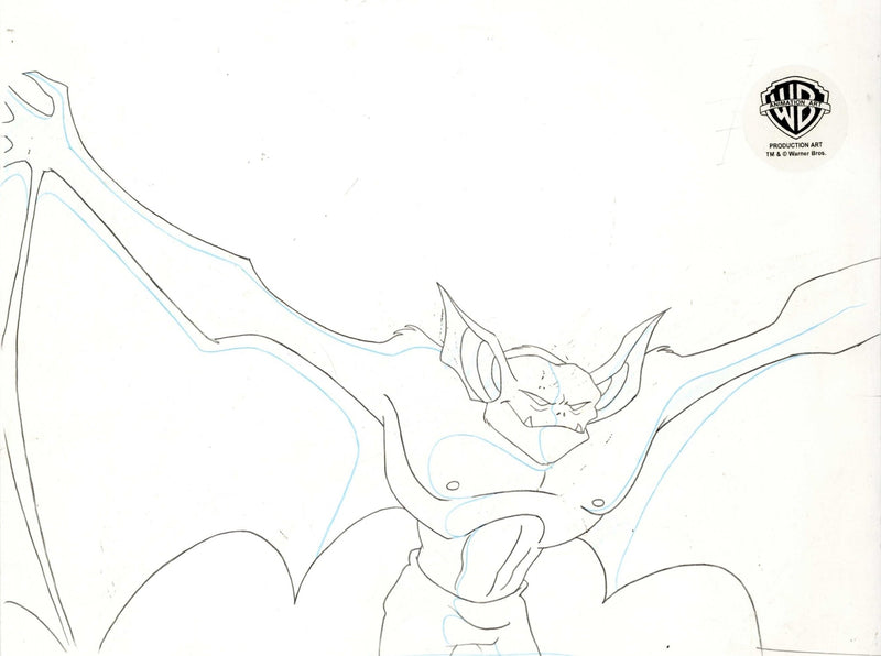 Batman The Animated Series Original Production Drawing: Man-Bat - Choice Fine Art