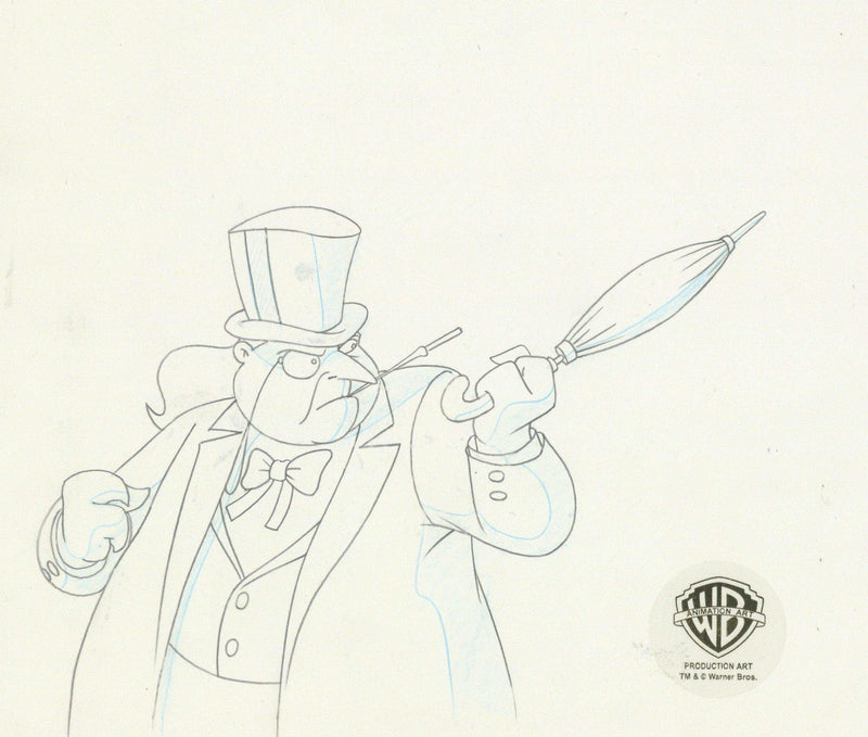 Batman The Animated Series Original Production Drawing: Penguin - Choice Fine Art