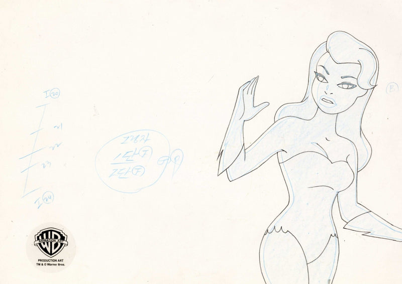 Batman The Animated Series Original Production Drawing: Poison Ivy - Choice Fine Art