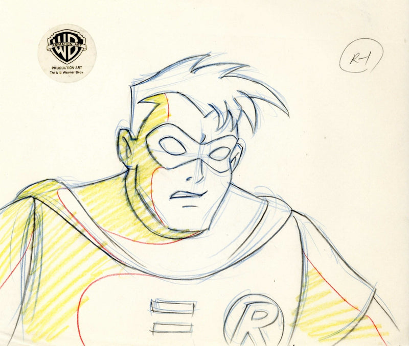 Batman The Animated Series Original Production Drawing: Robin - Choice Fine Art