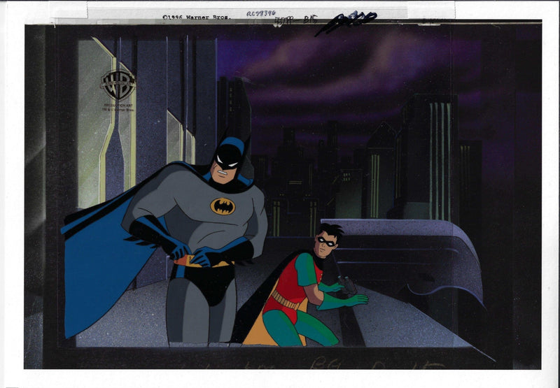 Batman The Animated Series Production Cel: Batman And Robin - Choice Fine Art