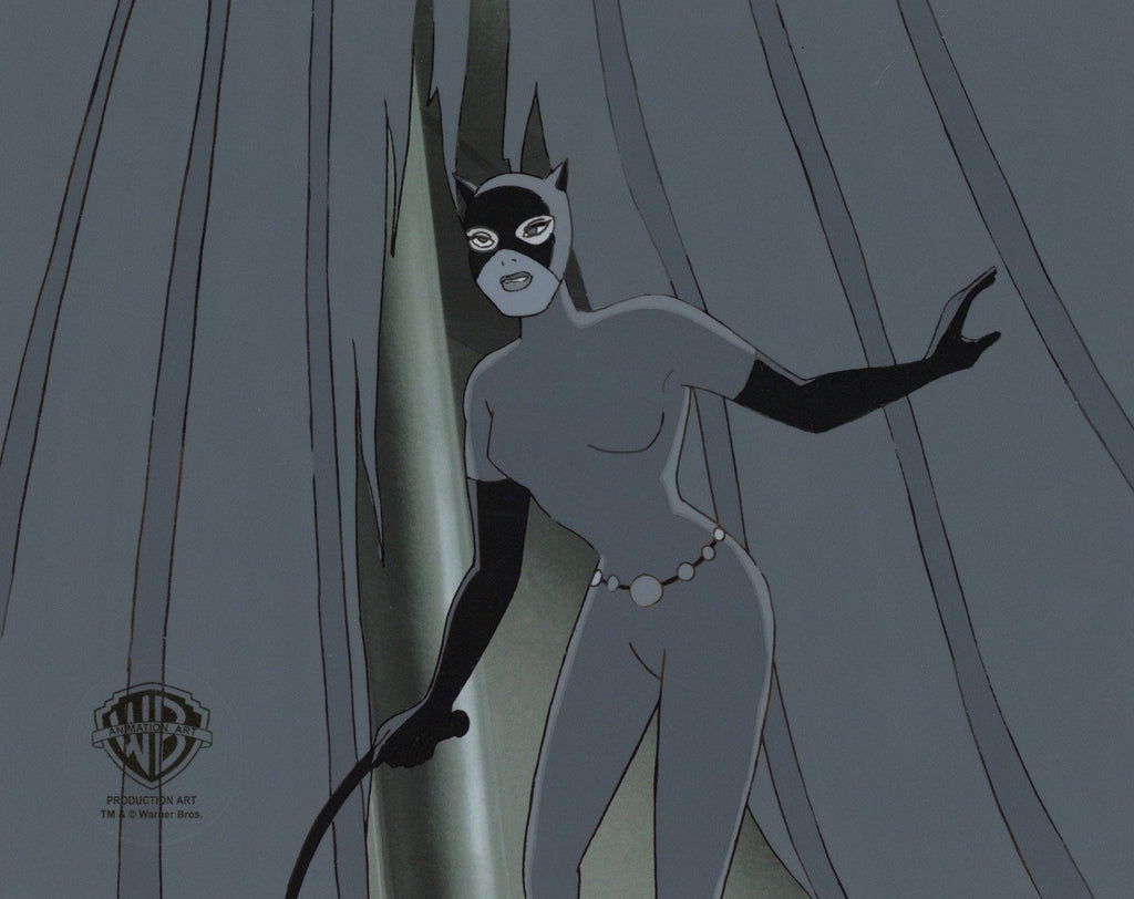 Batman The Animated Series Production Cel: Catwoman with Framing - Choice Fine Art