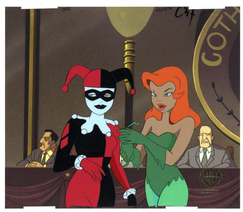 Batman The Animated Series Production Cel: Harley Quinn And Poison Ivy - Choice Fine Art
