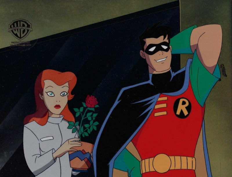 Batman The Animated Series Production Cel: Robin And Dr. Pamela Lillian Isley - Choice Fine Art