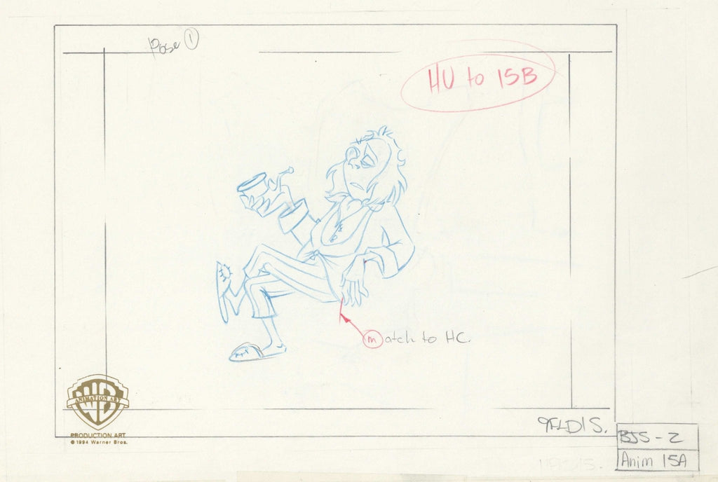 Beetlejuice The Animated Series Original Production Drawing: Beetlejuice - Choice Fine Art