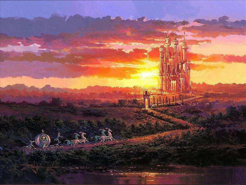 Disney Limited Edition: Castle At Sunset - Choice Fine Art