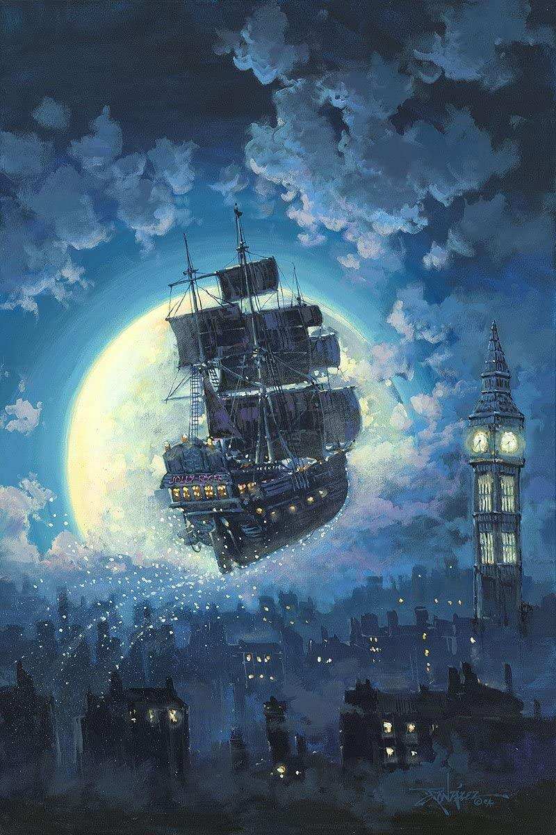 Disney Limited Edition: Sailing Into The Moon - Choice Fine Art