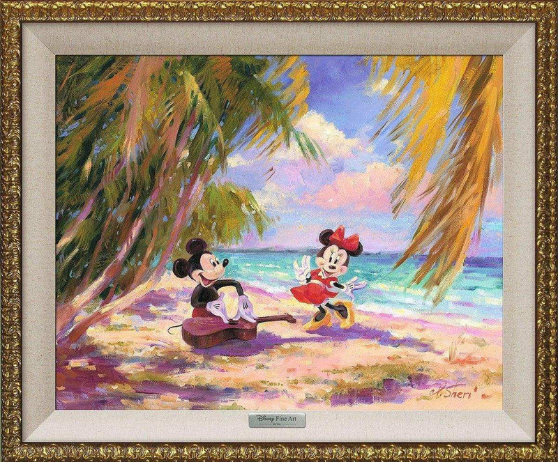 Disney Silver Series: Palm Trees And Island Breeze - Choice Fine Art