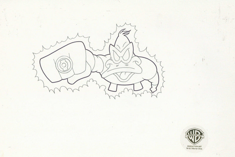 Duck Dodgers Original Production Drawing: Green Loontern - Choice Fine Art