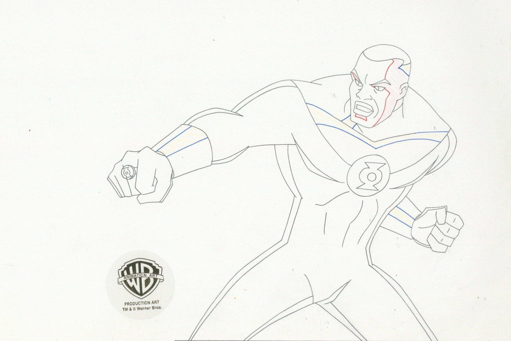 Justice League Original Production Drawing: Green Lantern - Choice Fine Art
