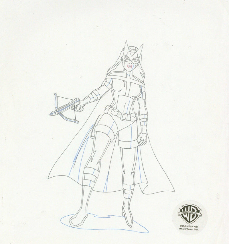 Justice League Original Production Drawing: Huntress - Choice Fine Art