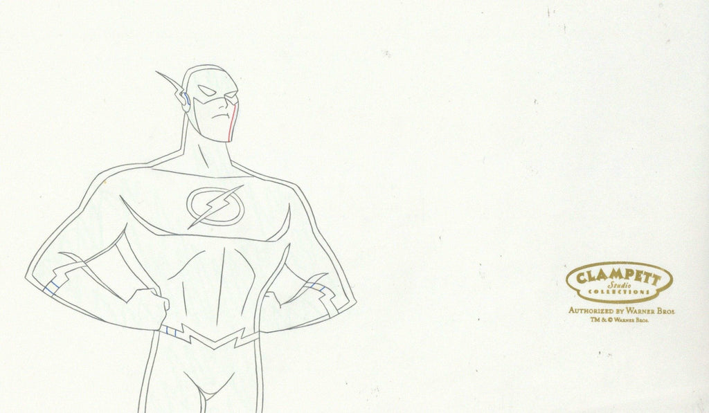 Justice League Original Production Drawing: The Flash - Choice Fine Art