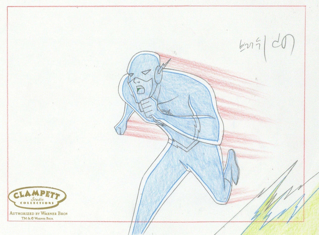Justice League Original Production Drawing: The Flash - Choice Fine Art