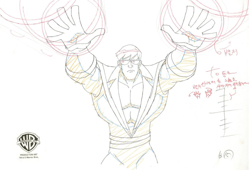 Justice League Original Production Drawing: Vibe - Choice Fine Art