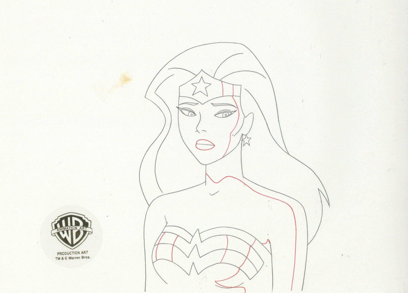 Justice League Original Production Drawing: Wonder Woman - Choice Fine Art