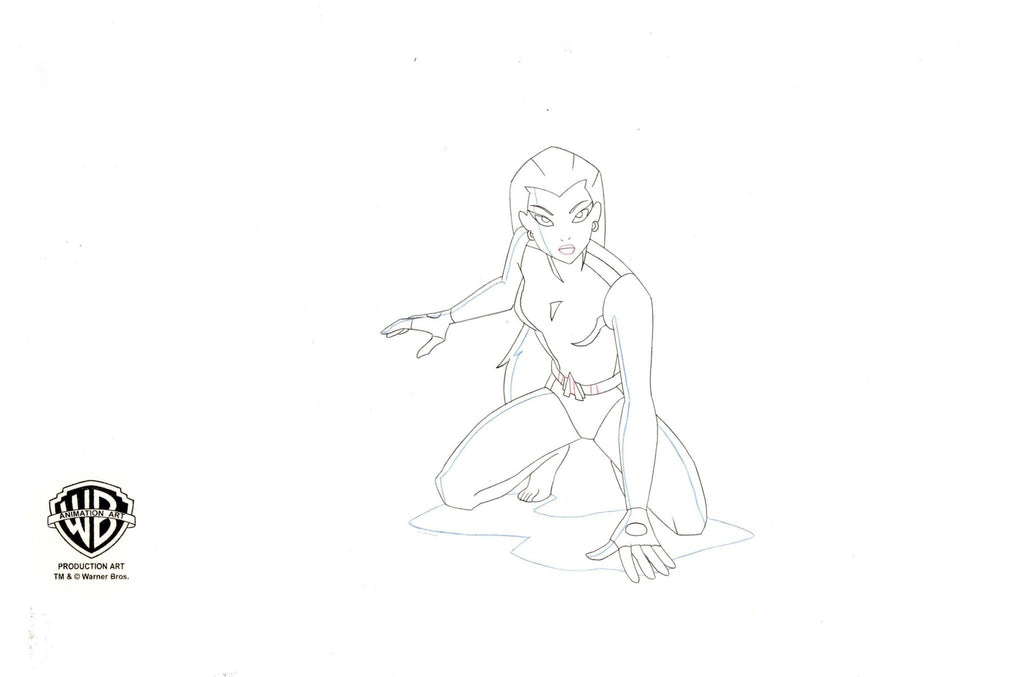 Justice League Unlimited Original Production Drawing: Aquagirl - Choice Fine Art