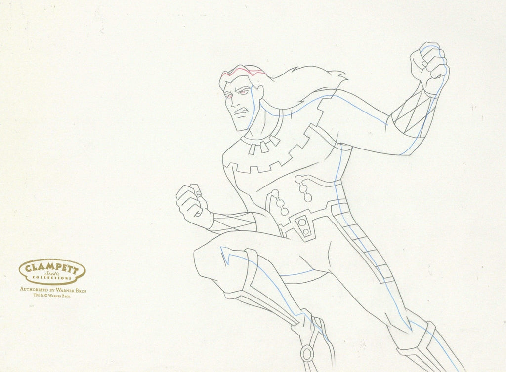 Justice League Unlimited Original Production Drawing: Long Shadow - Choice Fine Art