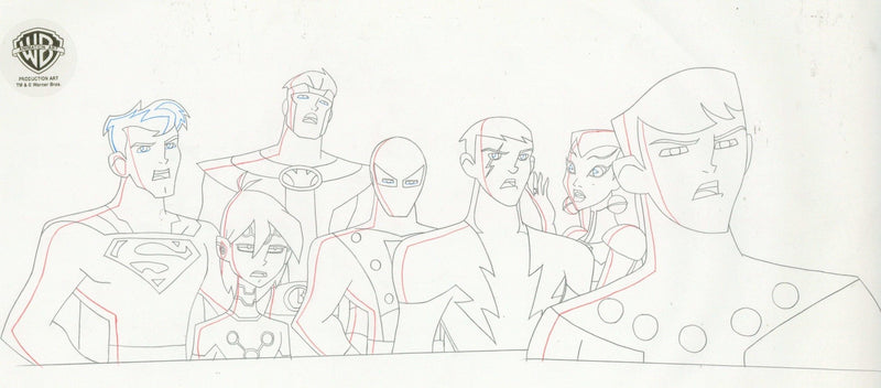 Legion of Superheroes Original Production Drawing: Legion of Superheroes - Choice Fine Art