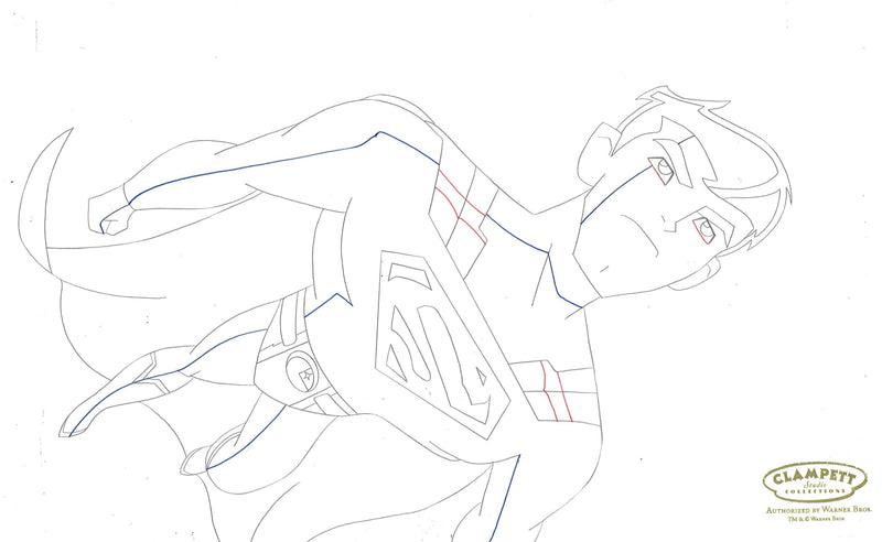 Legion of Superheroes Original Production Drawing: Superman - Choice Fine Art