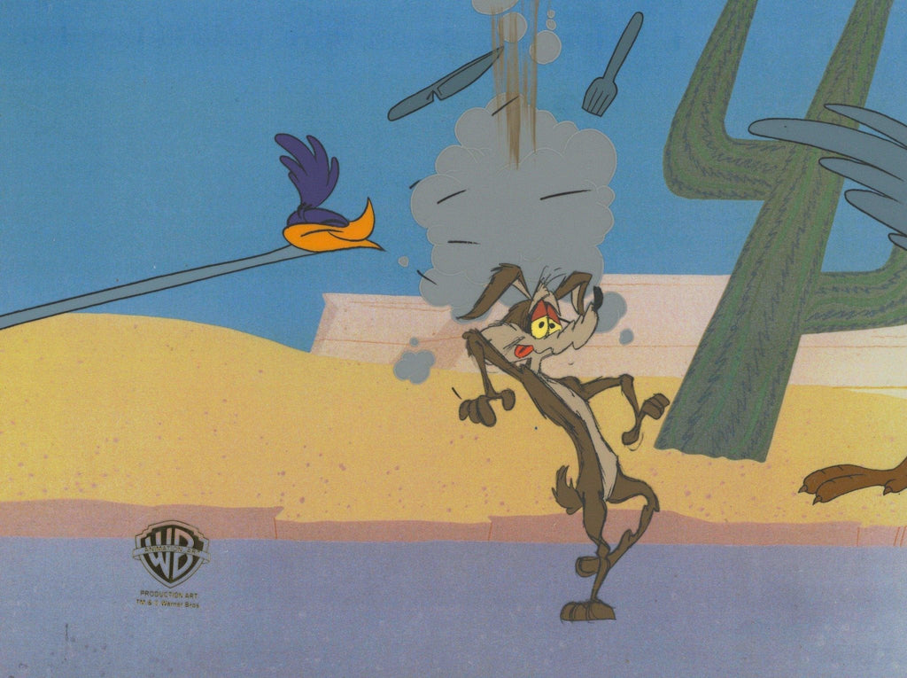 Looney Tunes Original Production Cel: Road Runner and Wile E. Coyote - Choice Fine Art