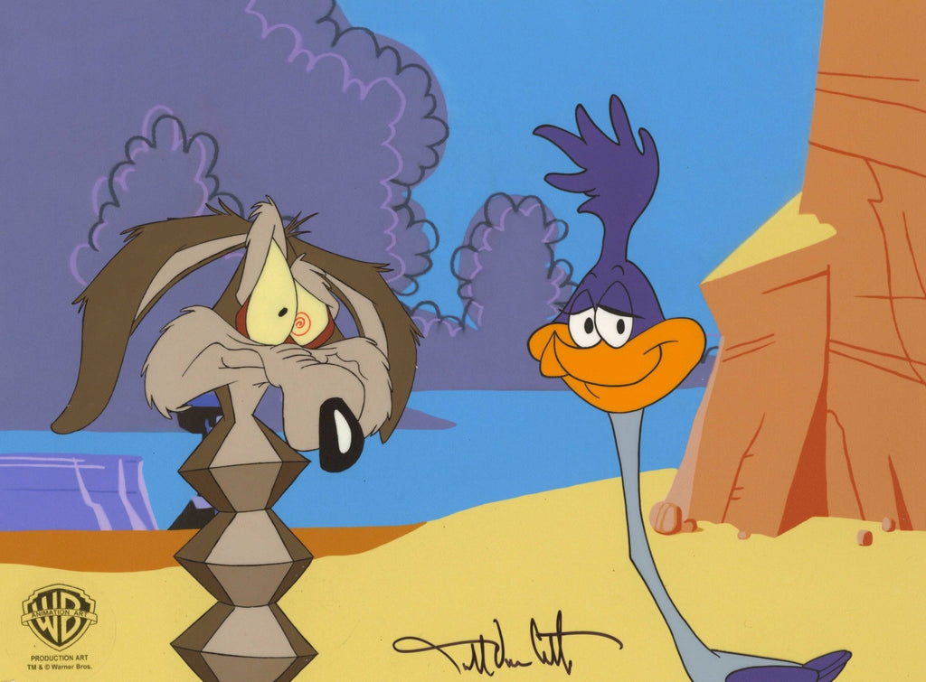 Looney Tunes Original Production Cel: Wile E. Coyote and Road Runner - Choice Fine Art