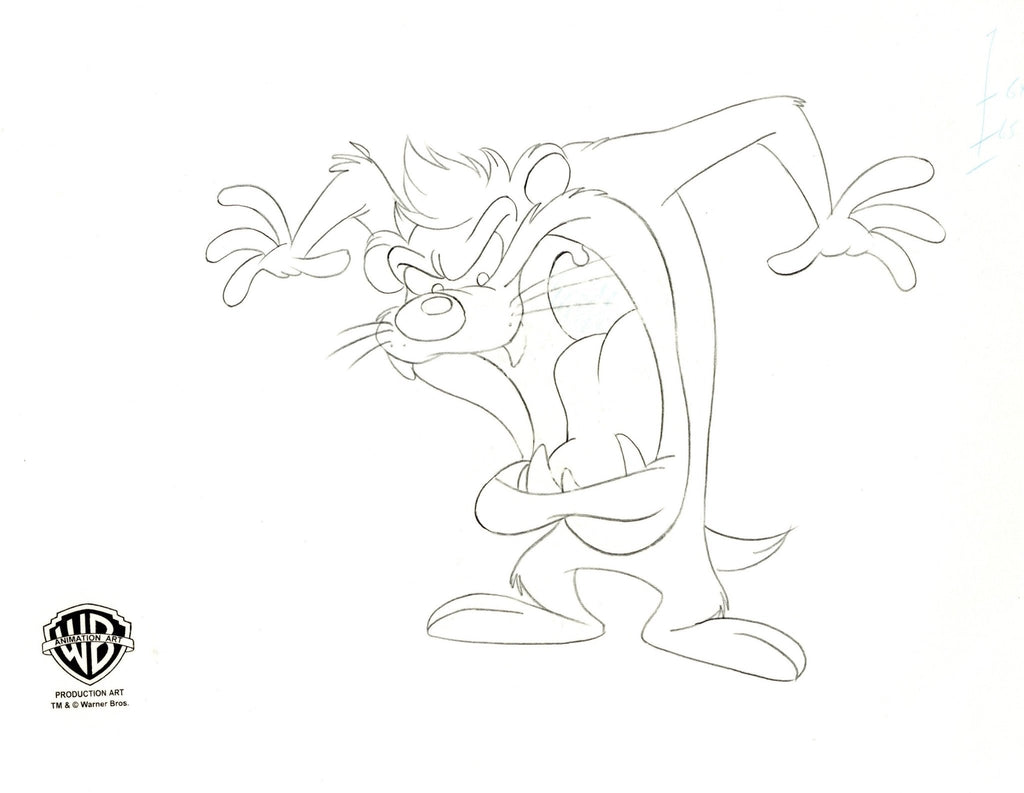 Looney Tunes Original Production Drawing: Tasmanian Devil - Choice Fine Art