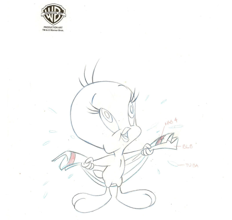 Looney Tunes Publicity Still Drawing: Tweety Bird - Choice Fine Art