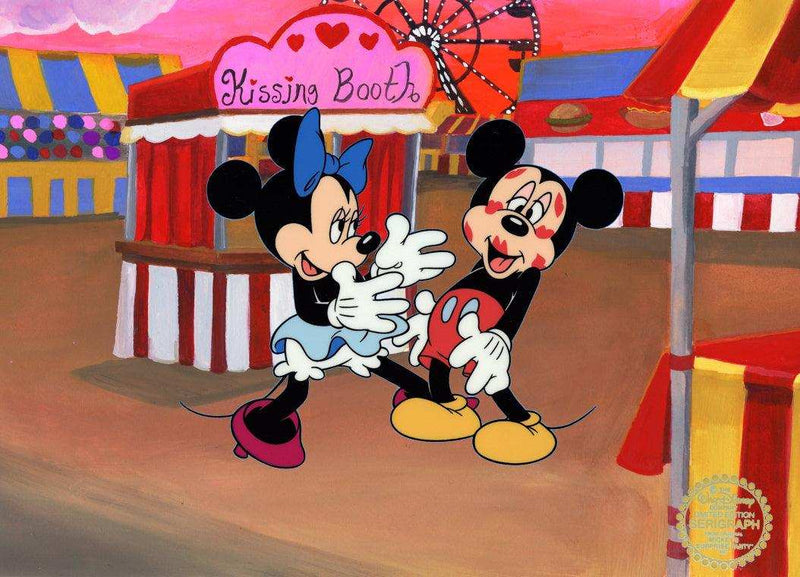 Mickey Mouse and Minnie Mouse Surprise Party Sericel - Choice Fine Art