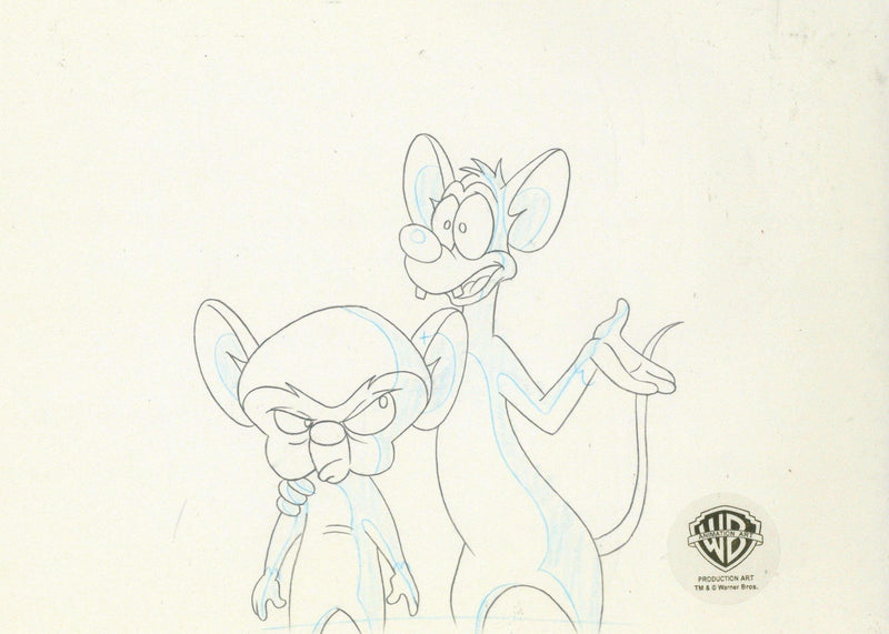 Pinky and Brain Original Production Drawing: Pinky And Brain - Choice Fine Art