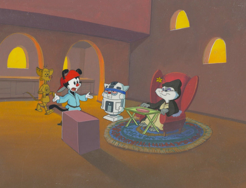 Pinky and the Brain Original Production Cel on Original Background: Star Warners - Choice Fine Art