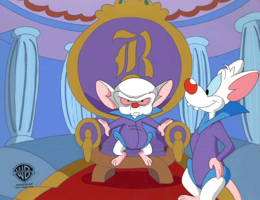 Pinky And The Brain Original Production Cel: Pinky and Brain - Choice Fine Art