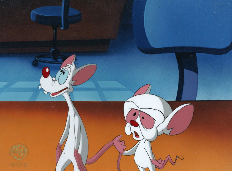 Pinky And The Brain Original Production Cel: Pinky and Brain - Choice Fine Art