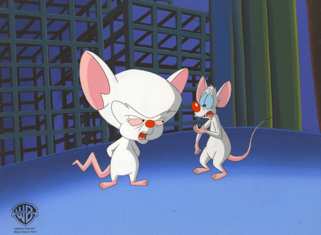 Pinky And The Brain Original Production Cel: Pinky and Brain - Choice Fine Art
