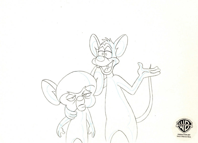 Pinky And The Brain Original Production Drawing: Pinky and Brain - Choice Fine Art