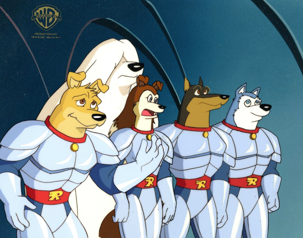 Road Rovers Original Production Cel: Hunter, Shag, Colleen, Blitz, Exile - Choice Fine Art