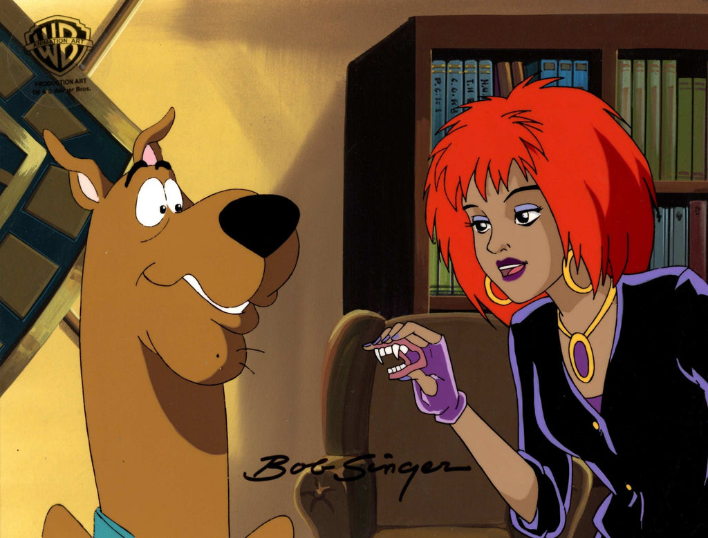 Scooby-Doo and the Witch's Ghost Original Production Cel on Original Production Background: Scooby and Luna - Choice Fine Art