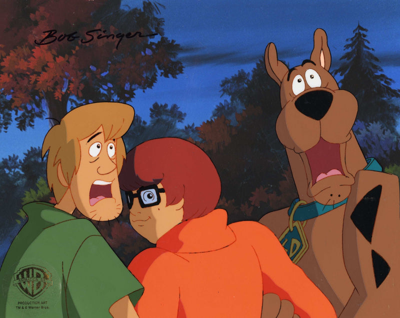 Scooby-Doo and the Witch's Ghost Original Production Cel With Matching Drawing: Scooby, Shaggy, and Velma - Choice Fine Art