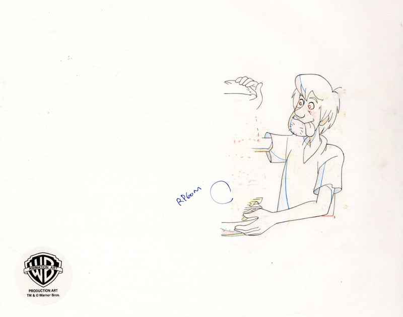 Scooby-Doo on Zombie Island Original Production Cel With Matching Drawing: Scooby and Shaggy - Choice Fine Art