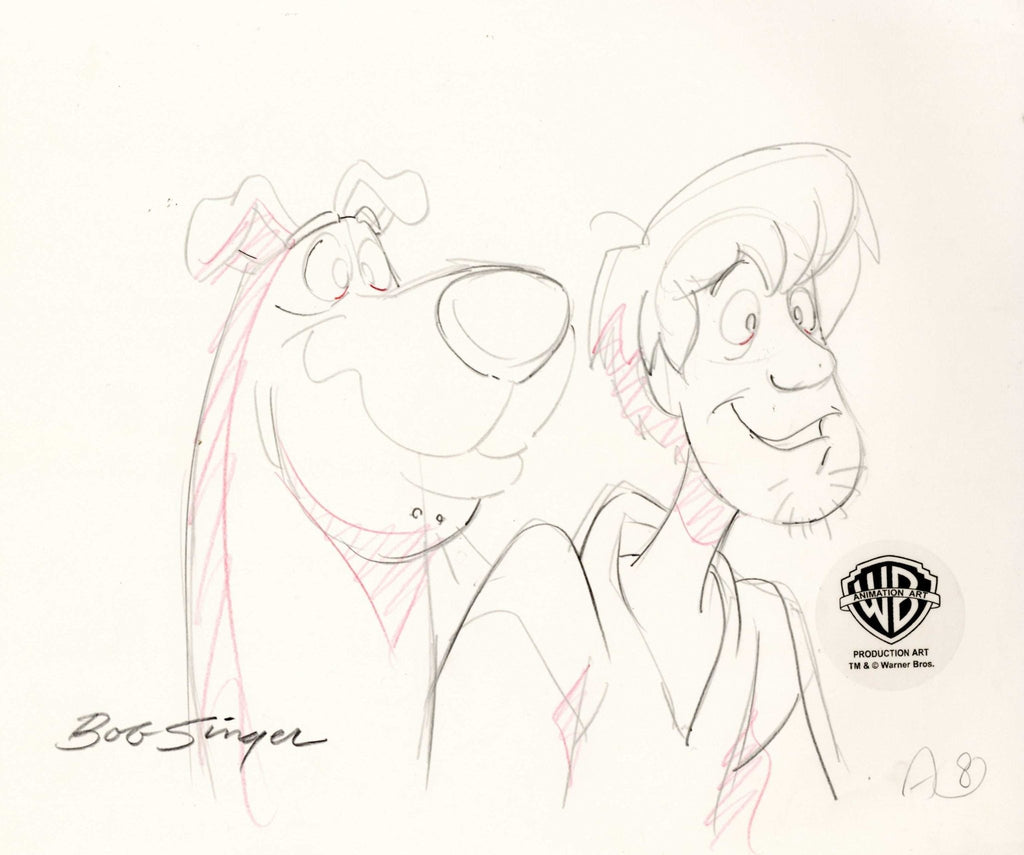 Scooby-Doo Original Production Drawing: Scooby and Shaggy - Choice Fine Art