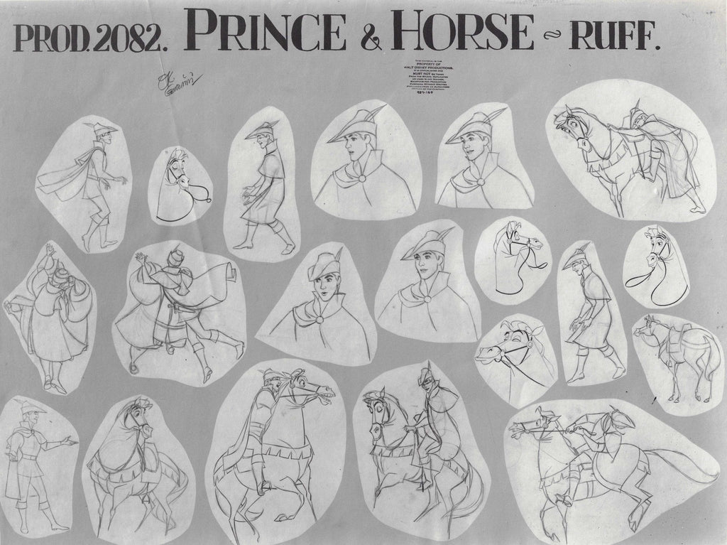 Sleeping Beauty Original Production Model Sheet - Choice Fine Art