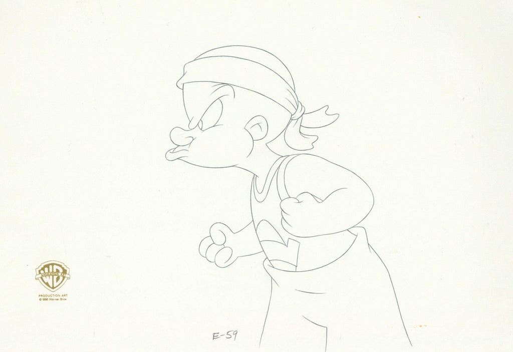 Space Jam Original Production Drawing: Elmer Fudd - Choice Fine Art