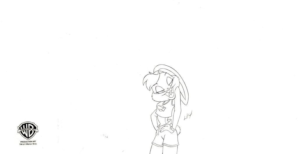 Space Jam Original Production Drawing: Lola Bunny - Choice Fine Art